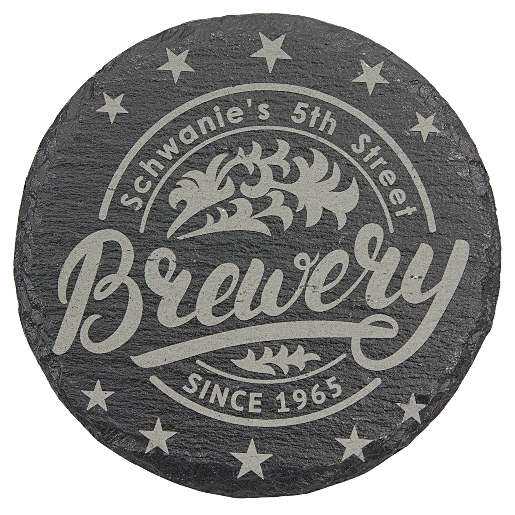 Six Piece Slate Coaster Set