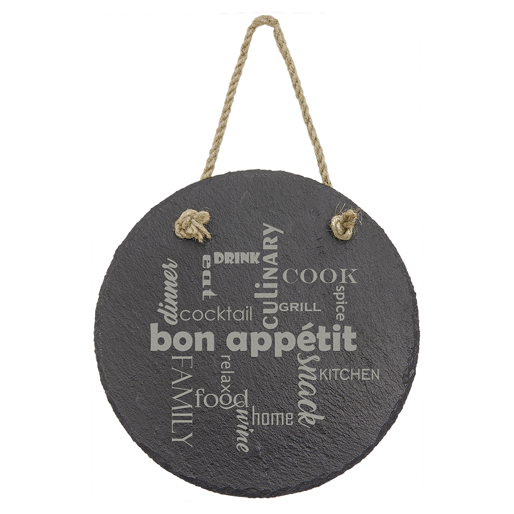 Slate Decor with Heavy Hanging String
