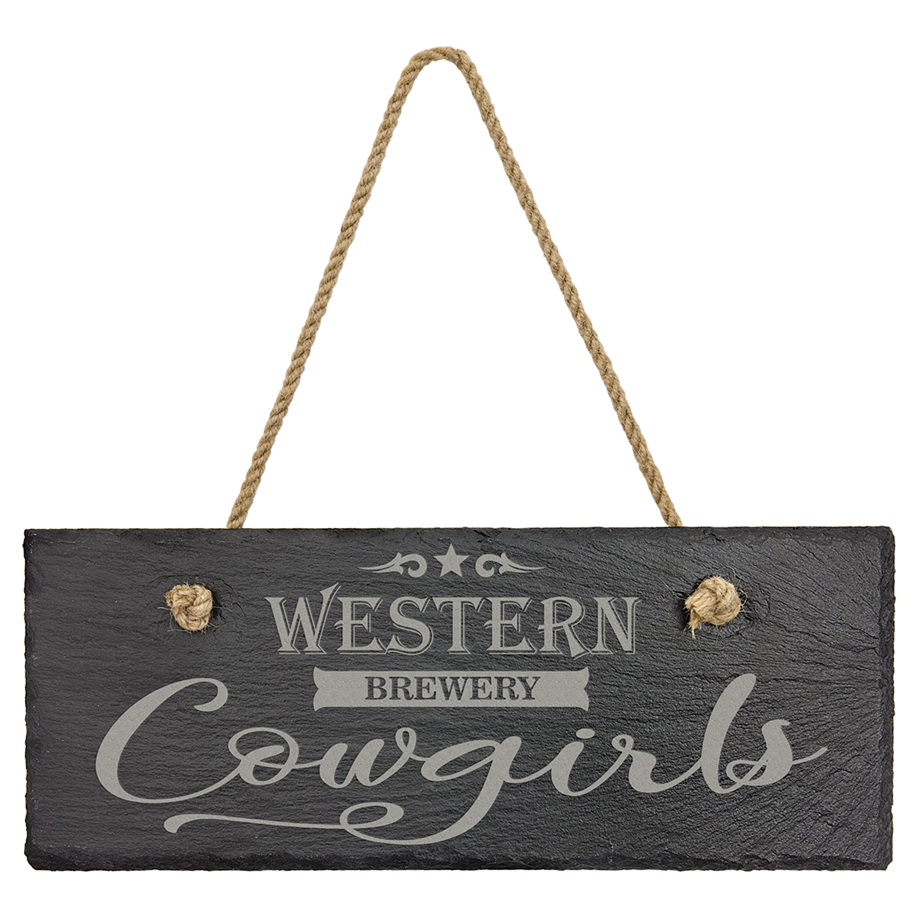 Slate Decor with Heavy Hanging String