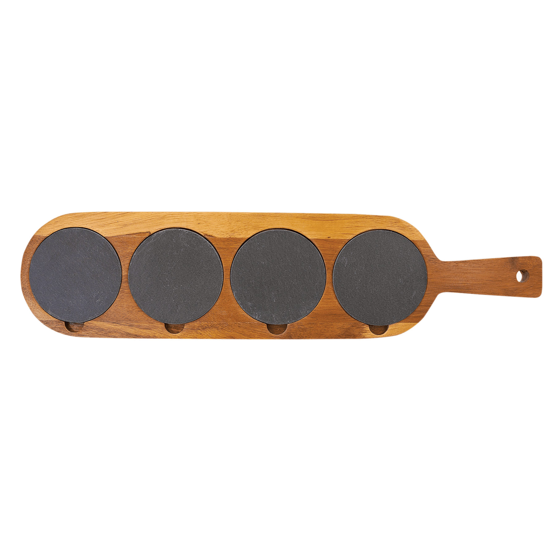 Acacia Wood/Slate Serving Board