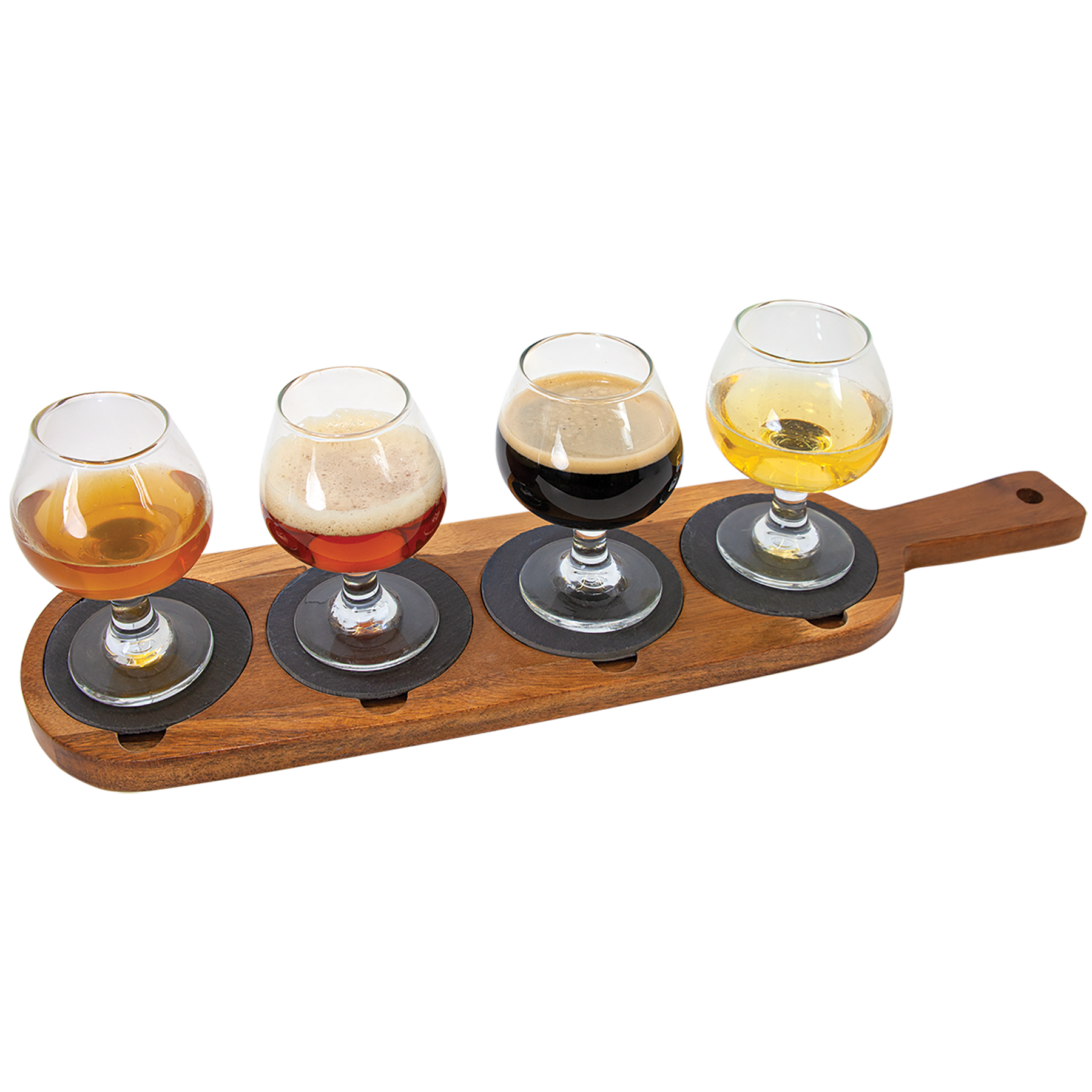 Acacia Wood/Slate Serving Board