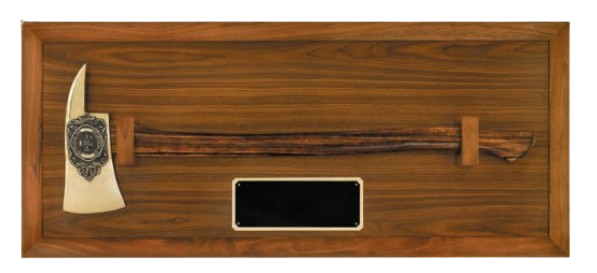 American Hero Axe Plaque