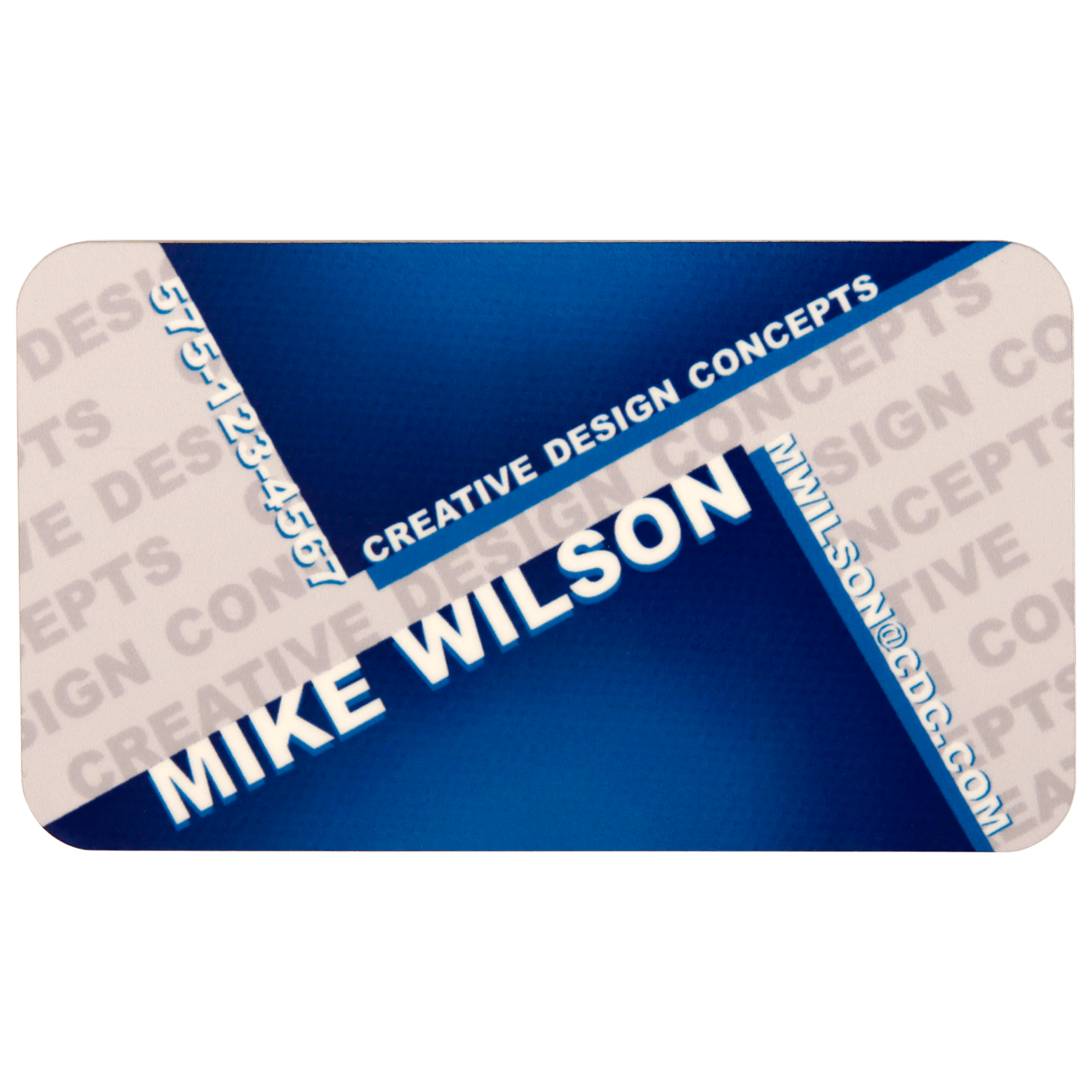 Matte Finish Plastic Name Badge