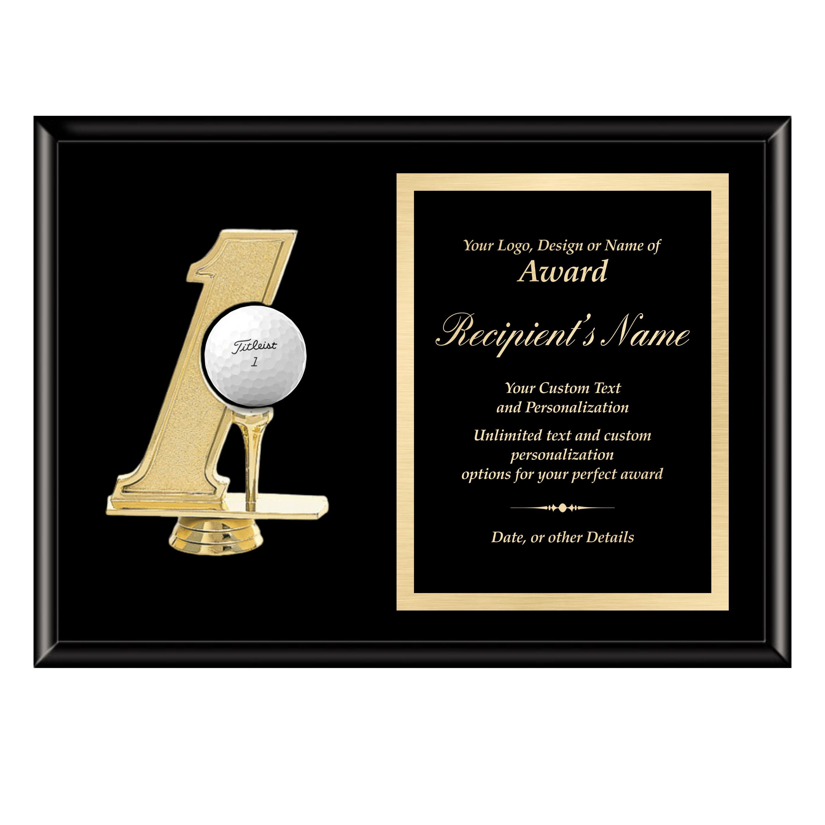 Hole in 1 Plaque