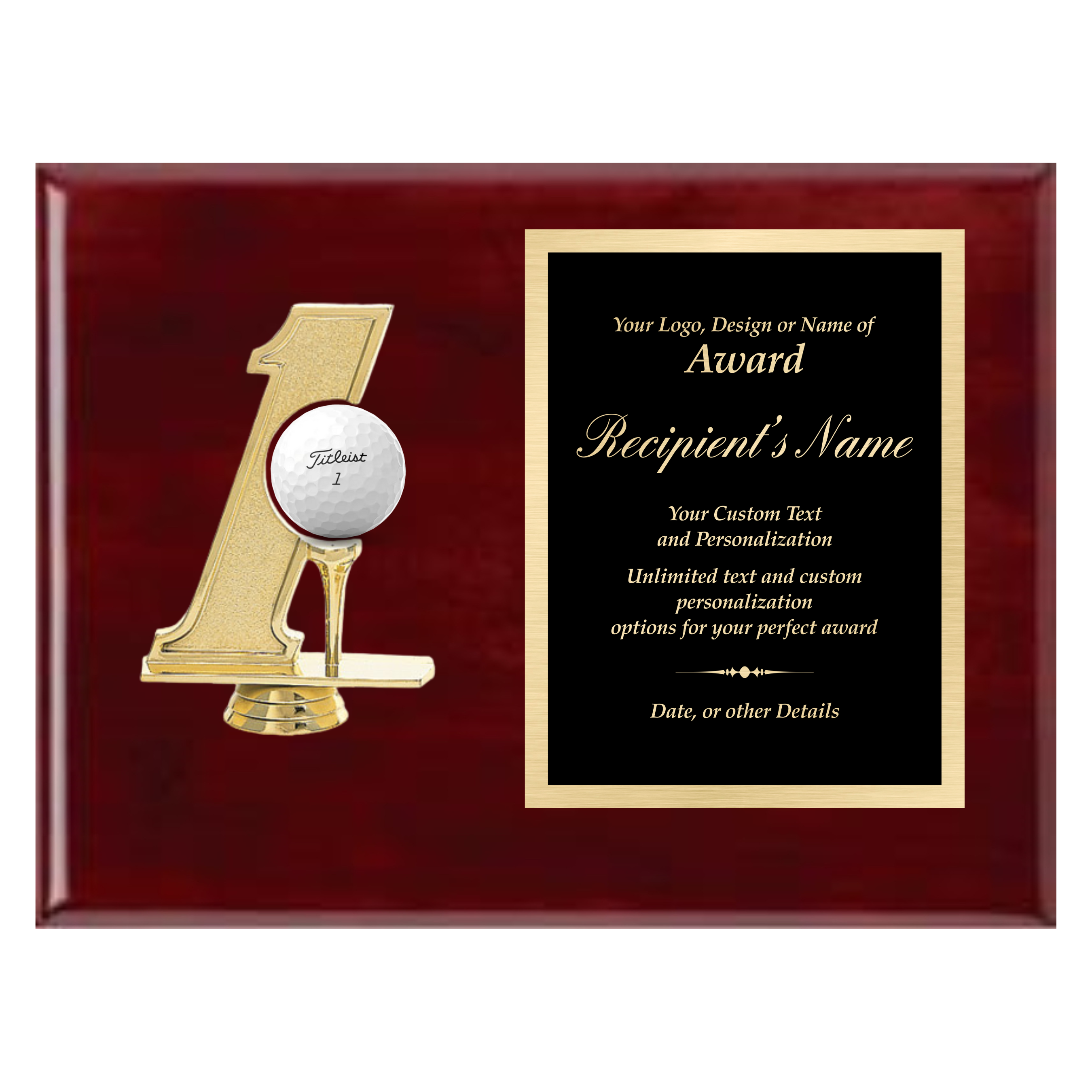 Hole in 1 Plaque