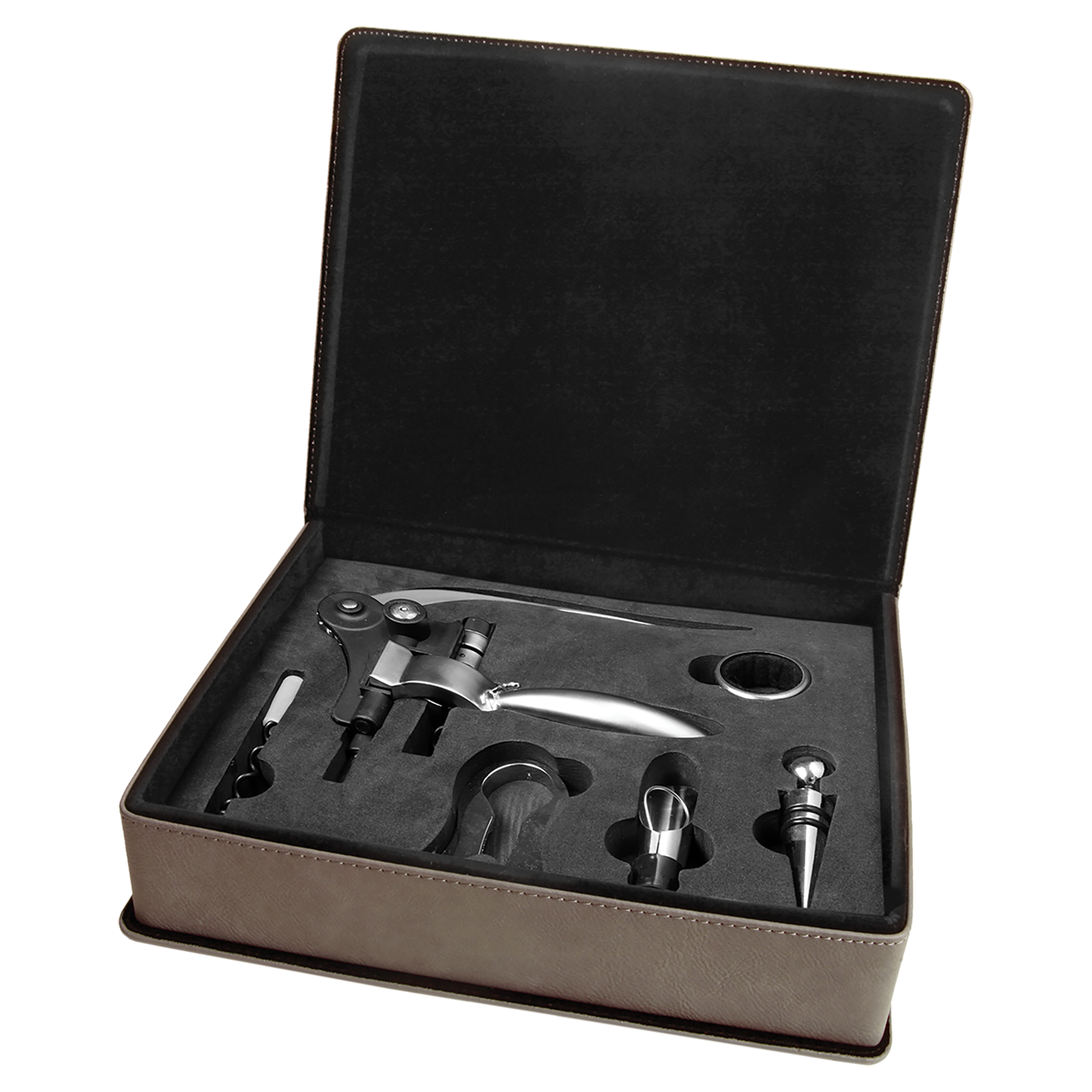 Laserable Leatherette Wine Tool Set