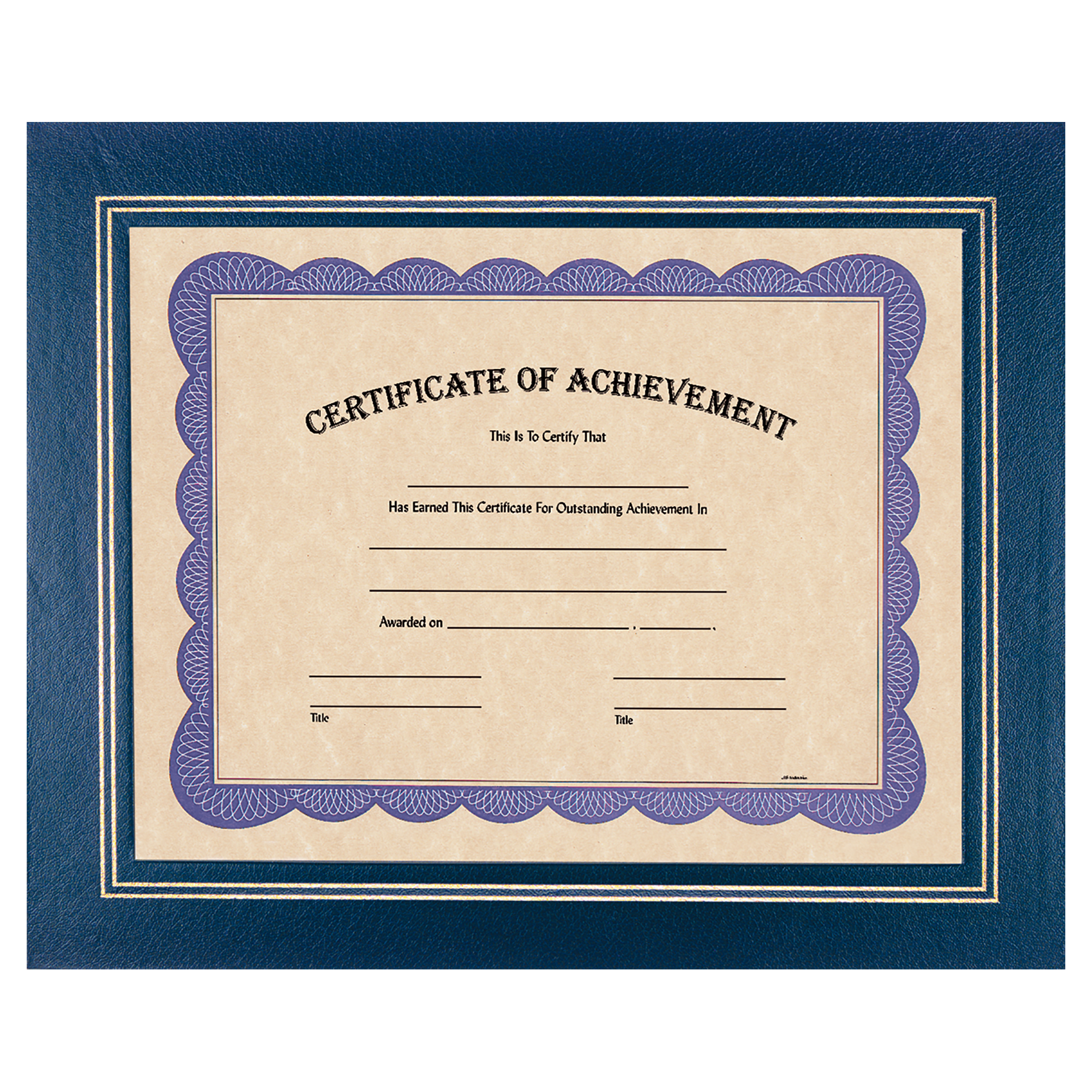 Leatherette Certificate Holder