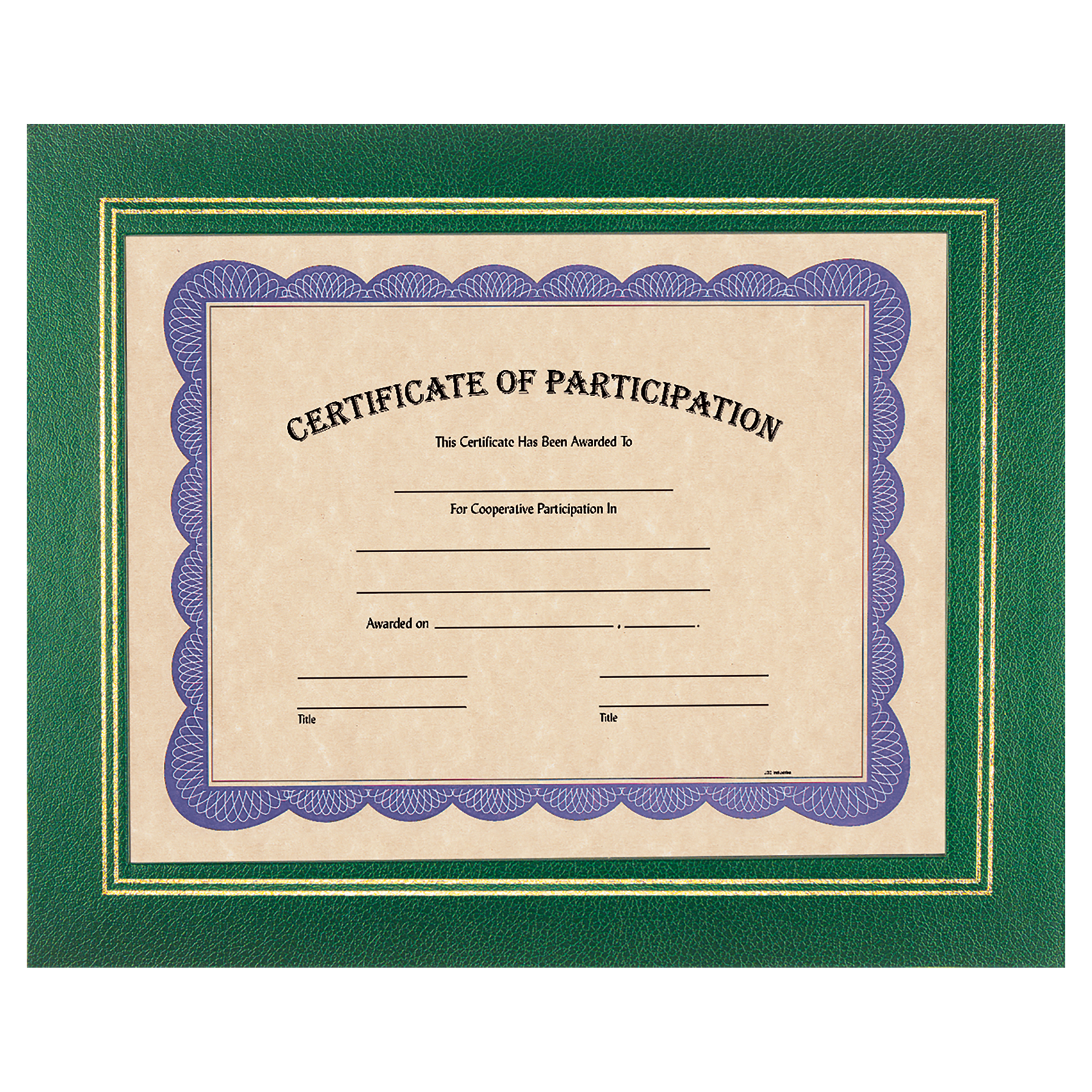 Leatherette Certificate Holder