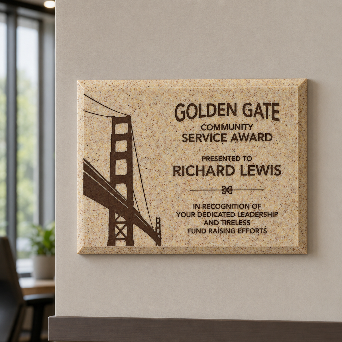 AcrylaStone Indoor & Outdoor Plaque