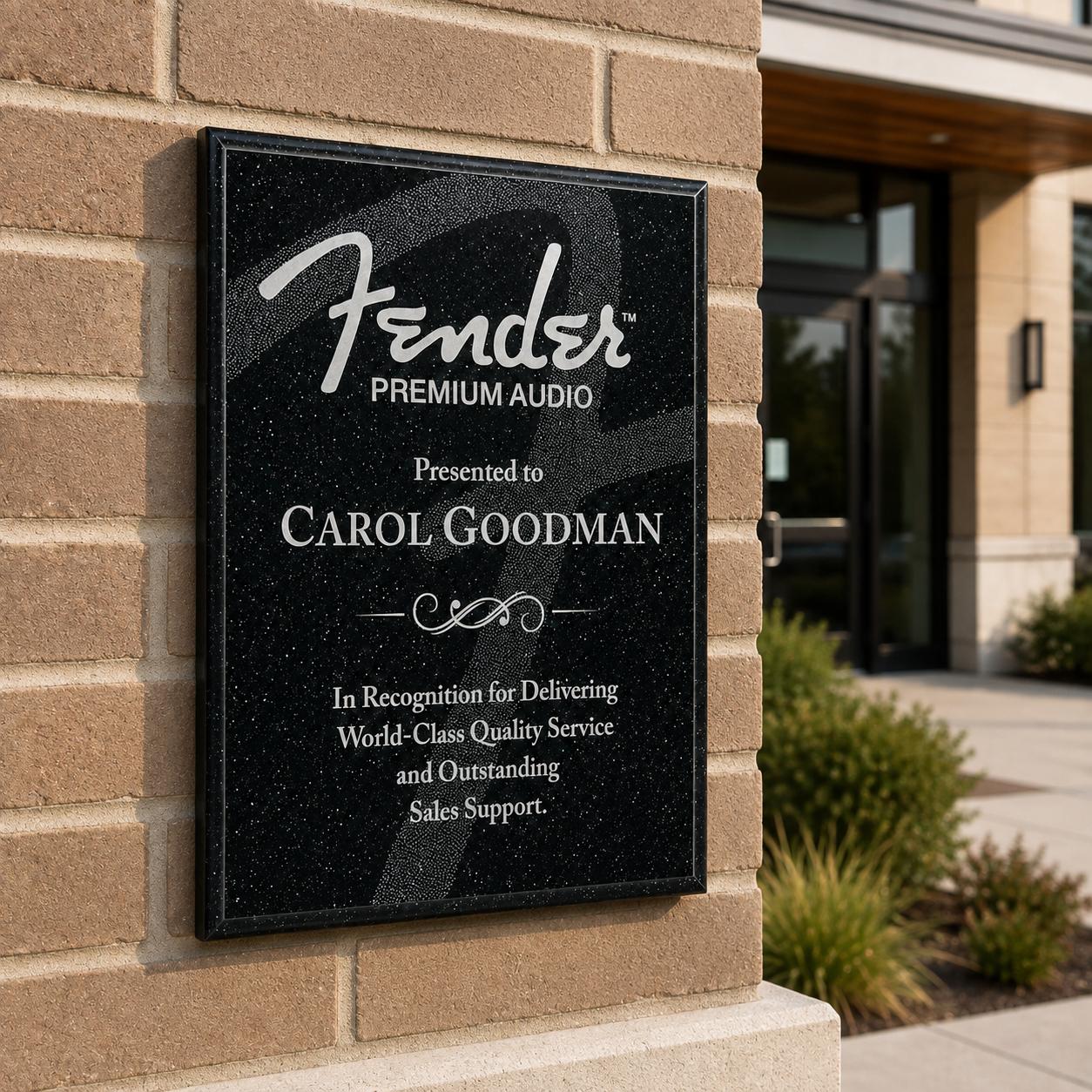 AcrylaStone Indoor & Outdoor Plaque