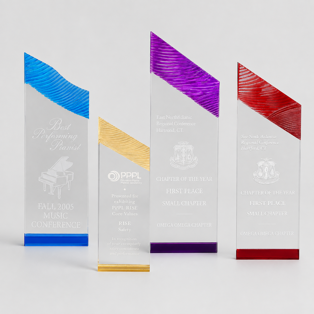Carved Tower Acrylic Award