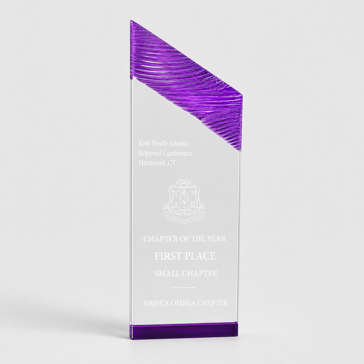 Carved Tower Acrylic Award