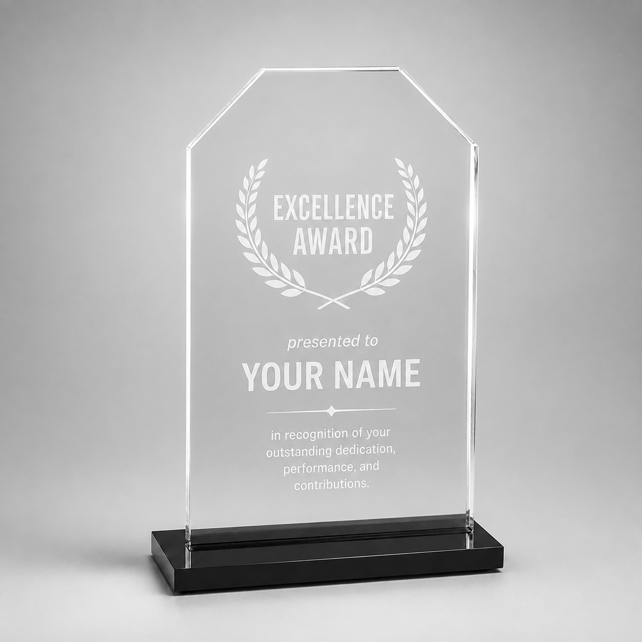 Starfire Stone Acrylic Award
