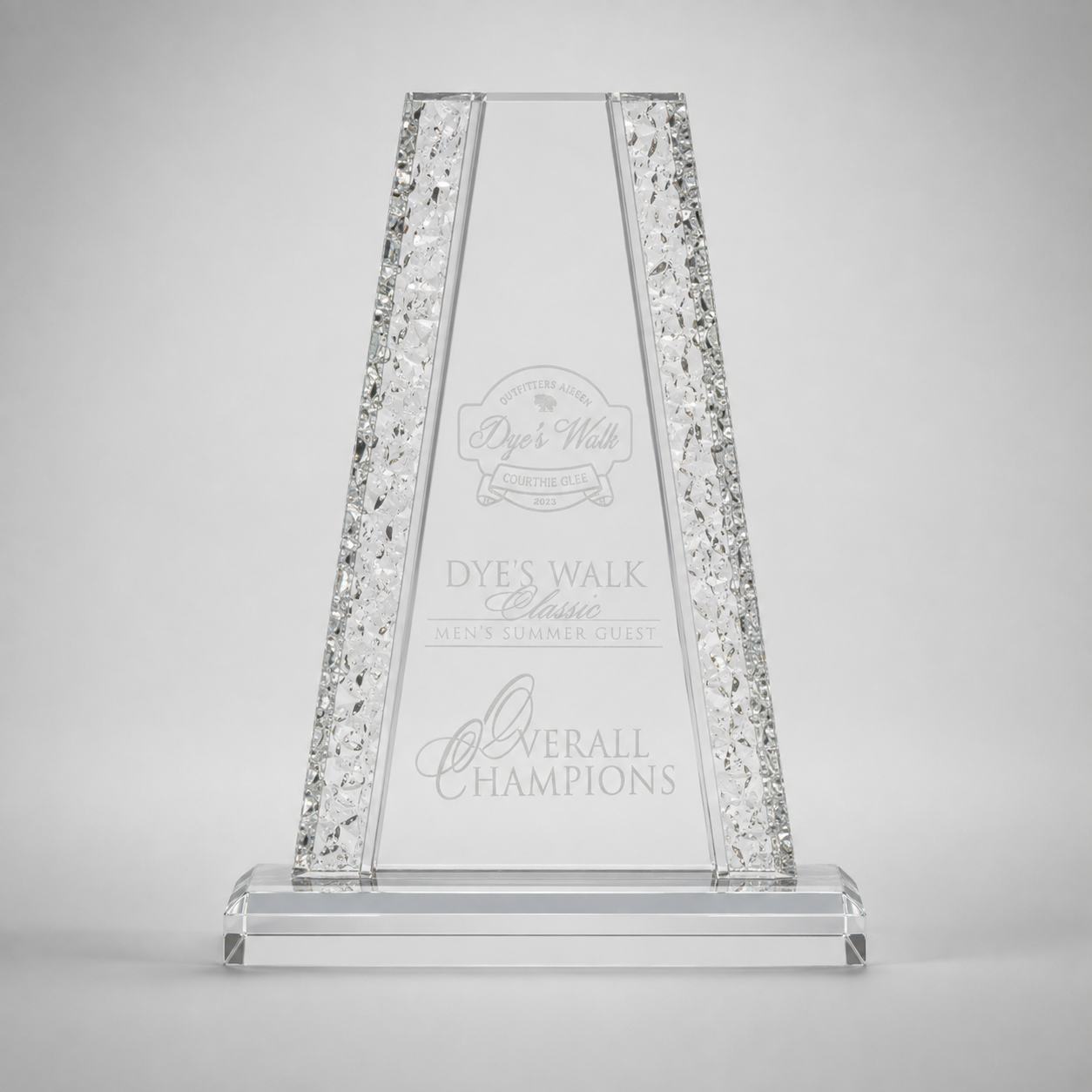 Crinkle Edge Tower Acrylic Award