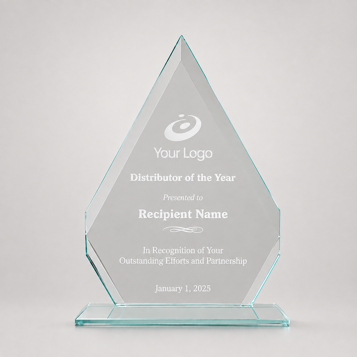 Arrow Jade Acrylic Award