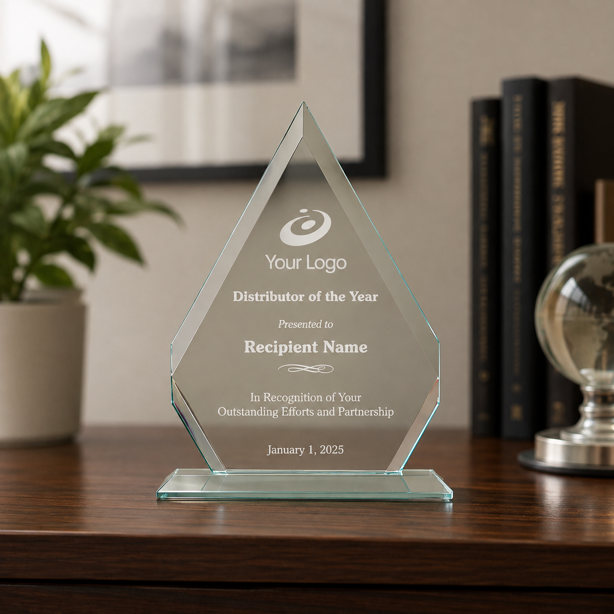 Arrow Jade Acrylic Award
