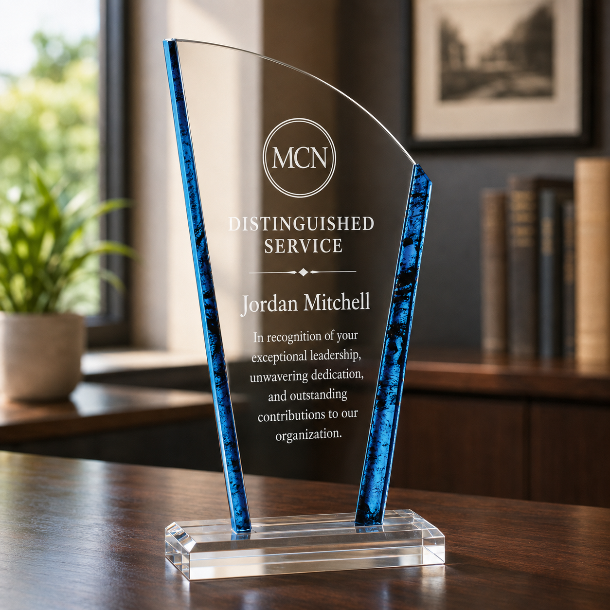 Avanti Marble Edge Acrylic Award
