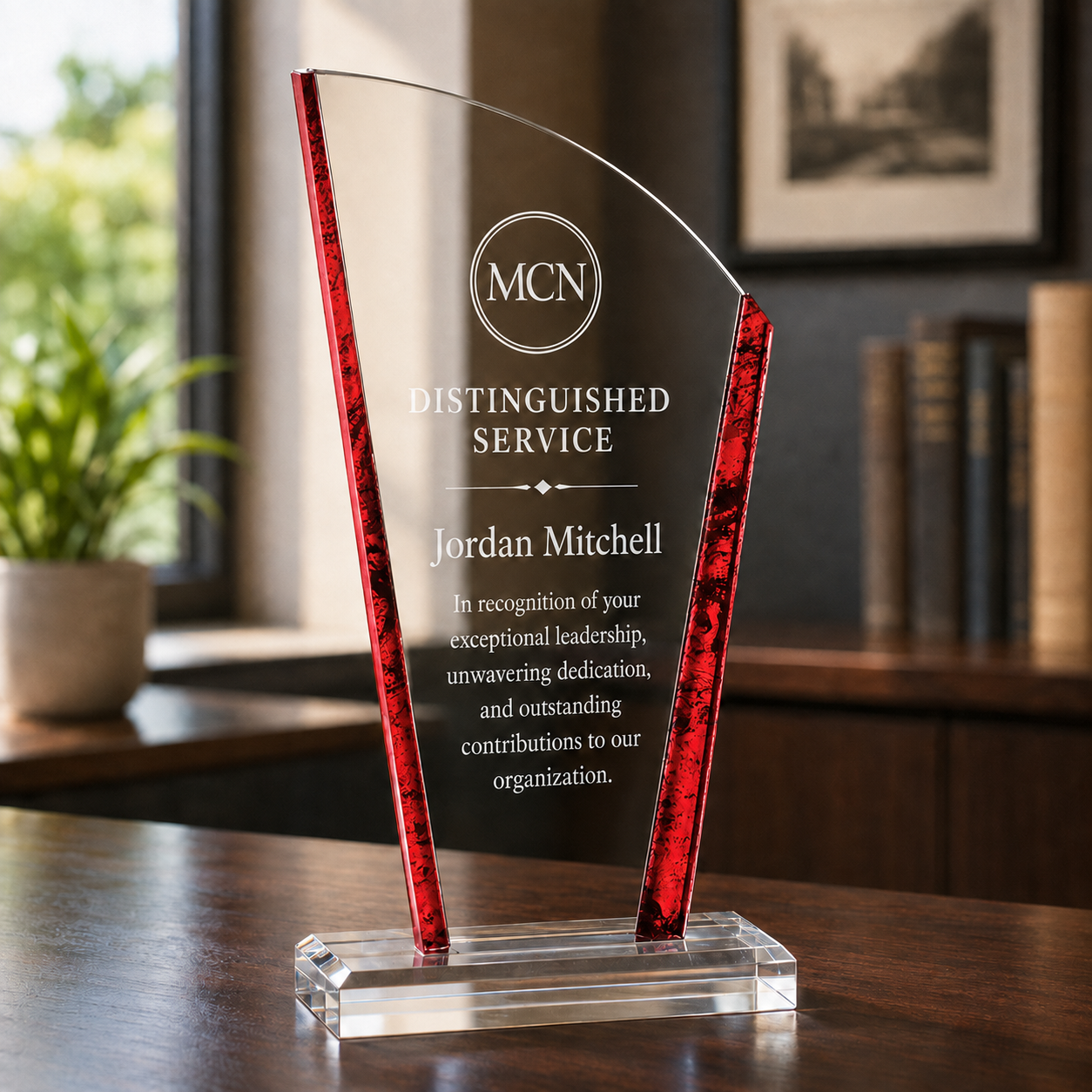 Avanti Marble Edge Acrylic Award