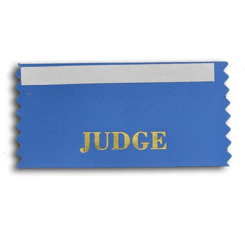 Judge stock badge ribbon