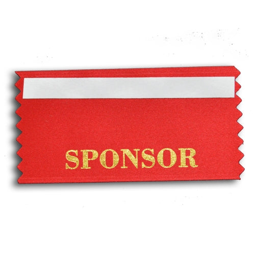 Sponsor stock badge ribbon