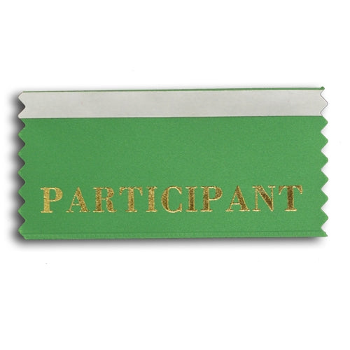 Participant stock badge ribbon