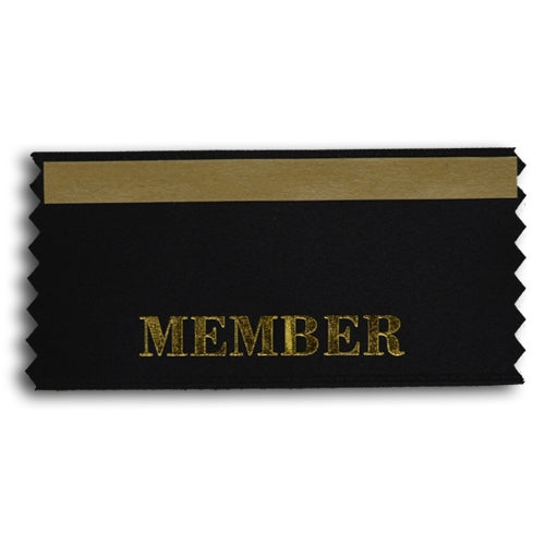 Member stock badge ribbon