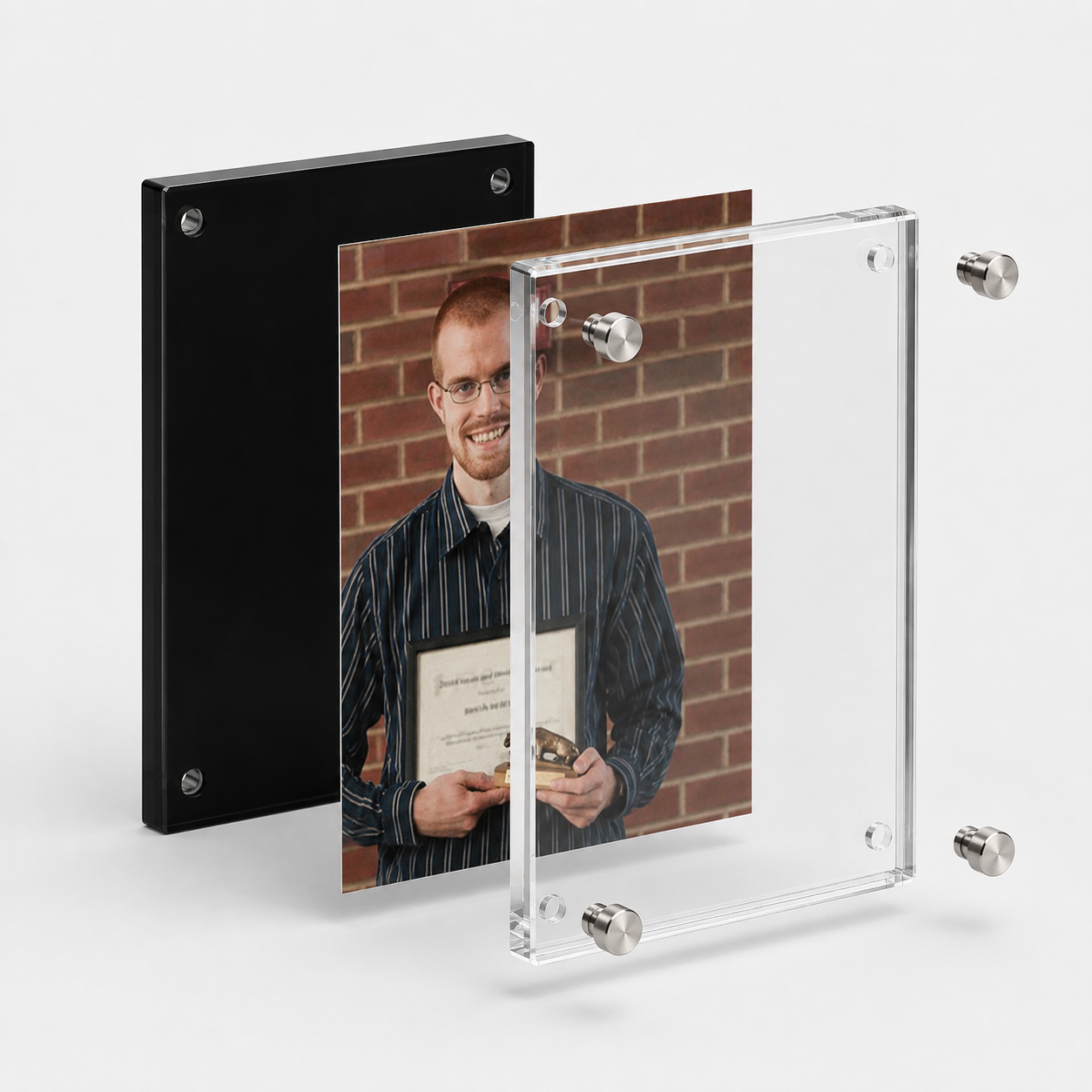 Black Magnetic Acrylic Award