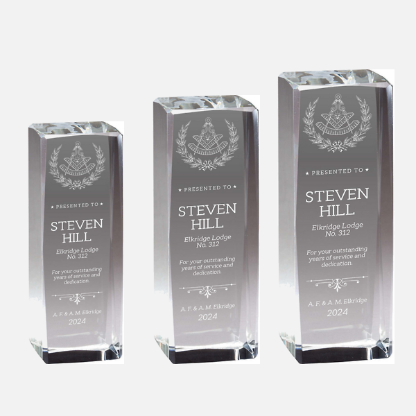 Blank Crystal Block Award