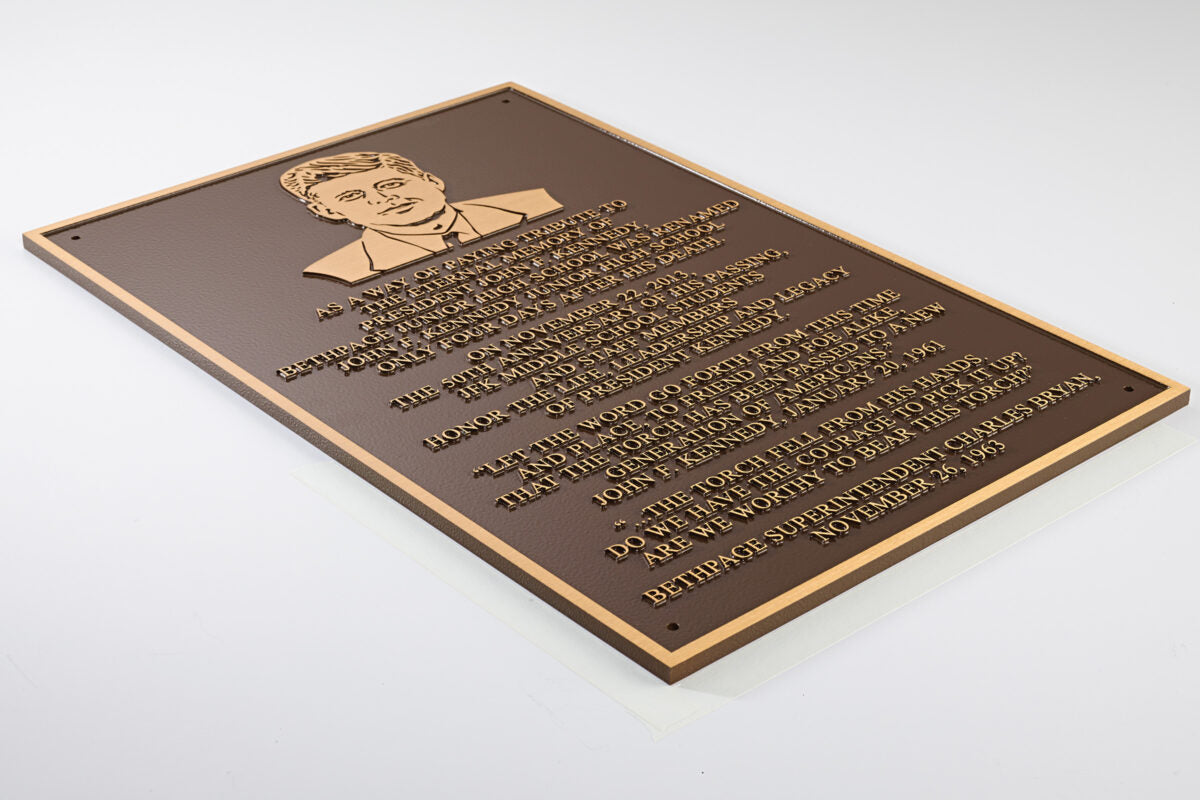 Traditional Bronze and Aluminum Plaques