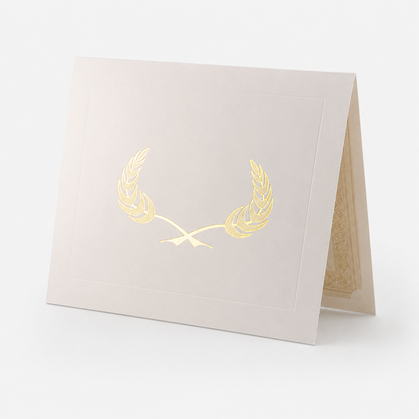 Certificate Presentation Folder - White - variant catalog