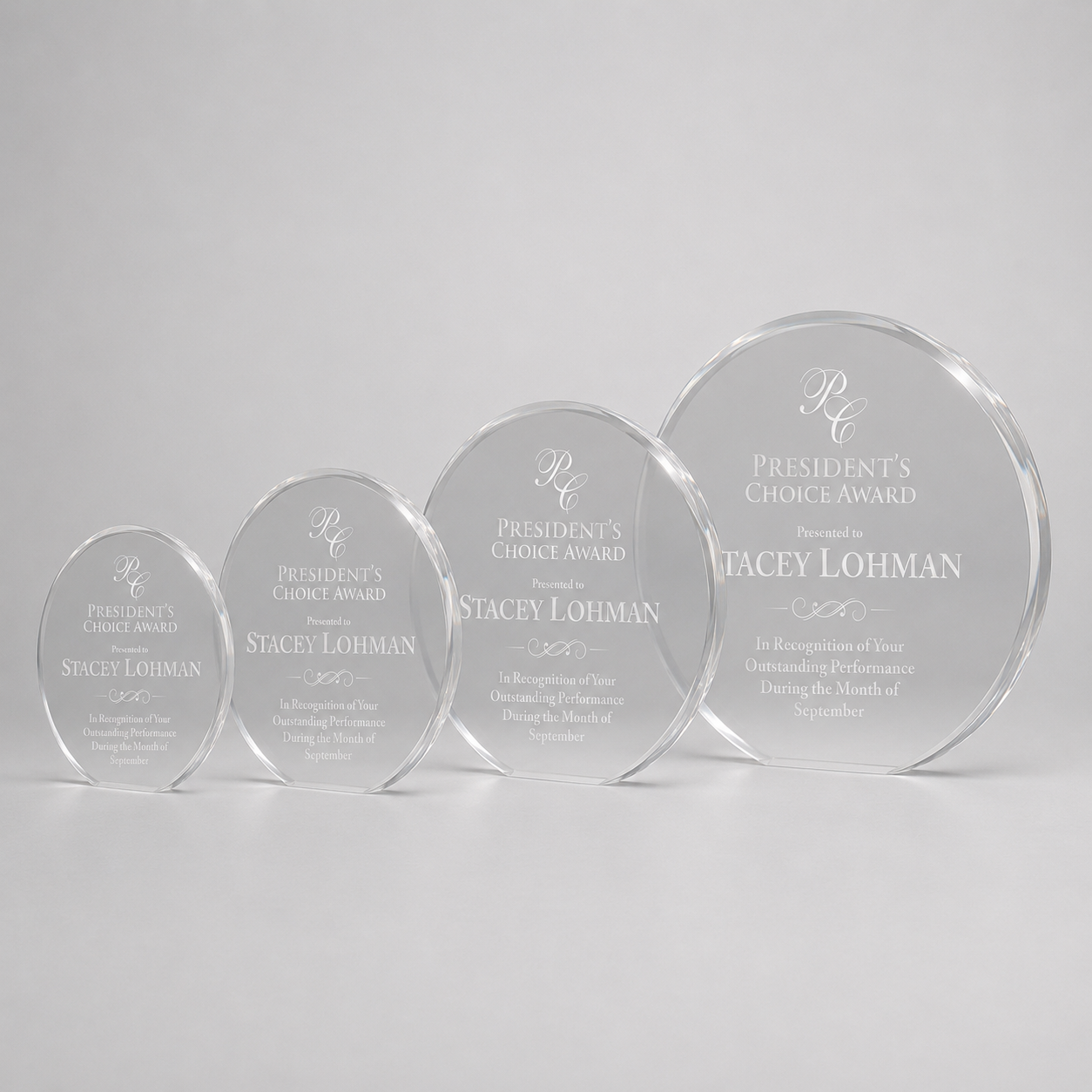 Circle Acrylic Award
