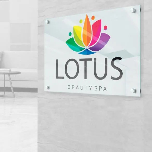 Clear Acrylic Signs