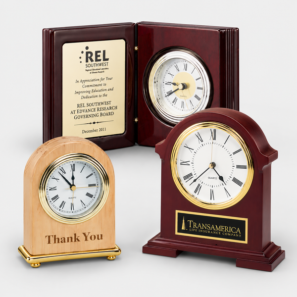 Wood & Piano-Finish Clocks