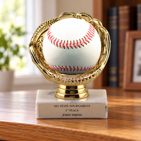 Commemorative Baseball Display Award — lifestyle display