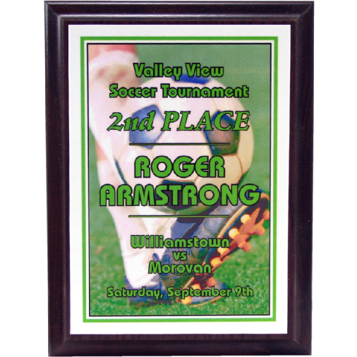 Custom Full Color Plaque