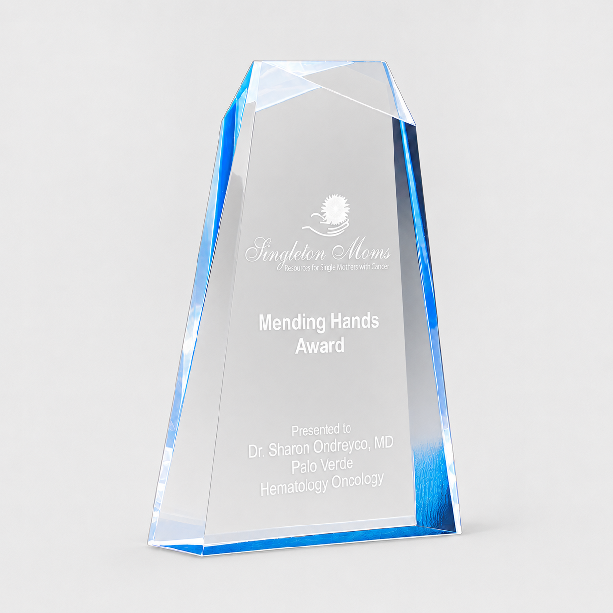 Crisscross Acrylic Award