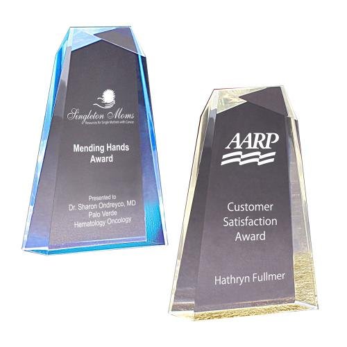 Crisscross Acrylic Award