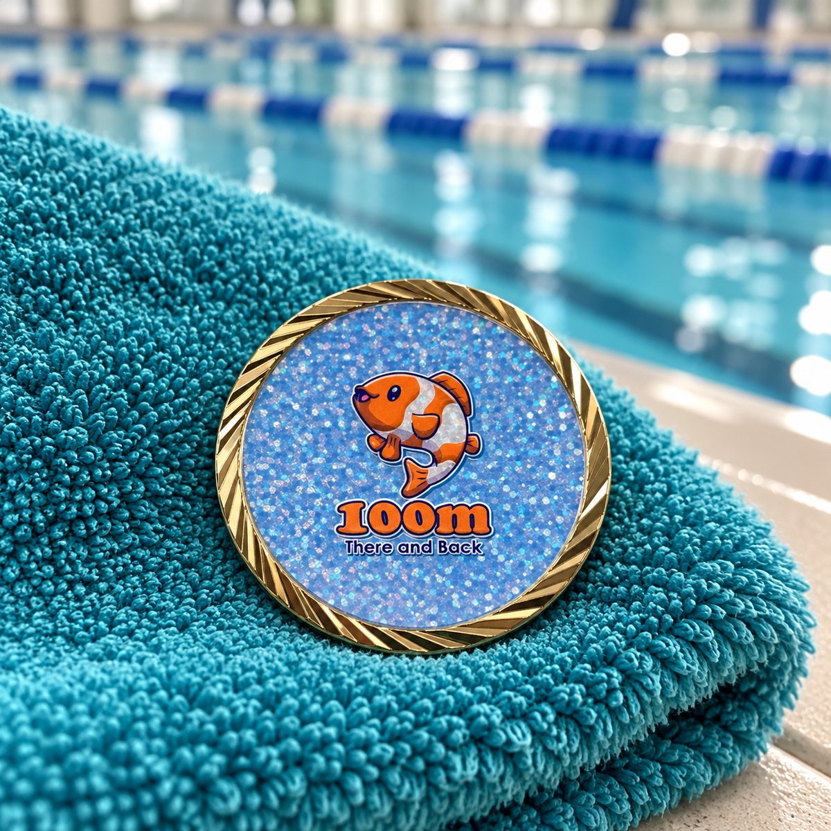 Texture Tone Diamond-Edge Coins — Small — lifestyle setting with sample design