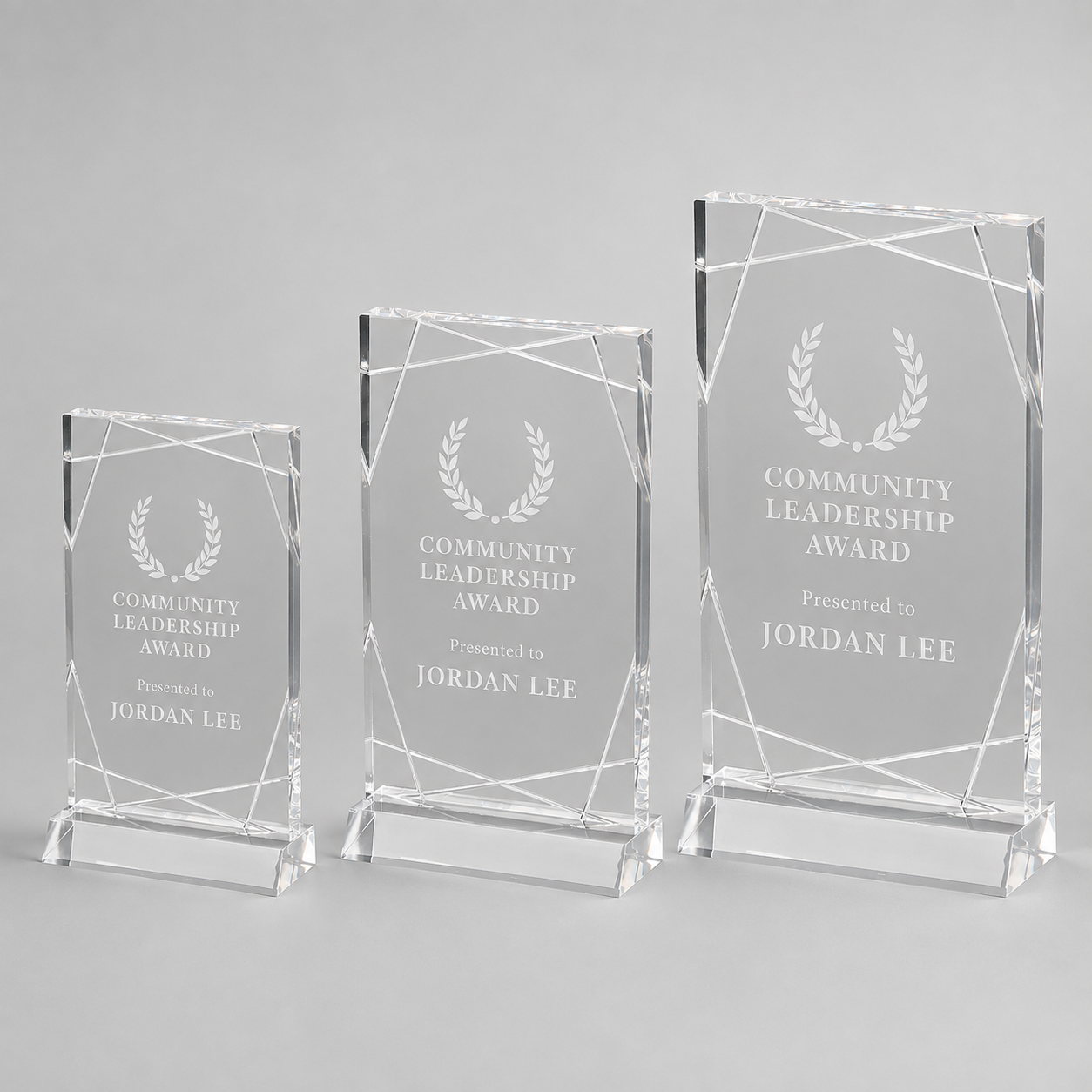 Diamond Square Acrylic Award