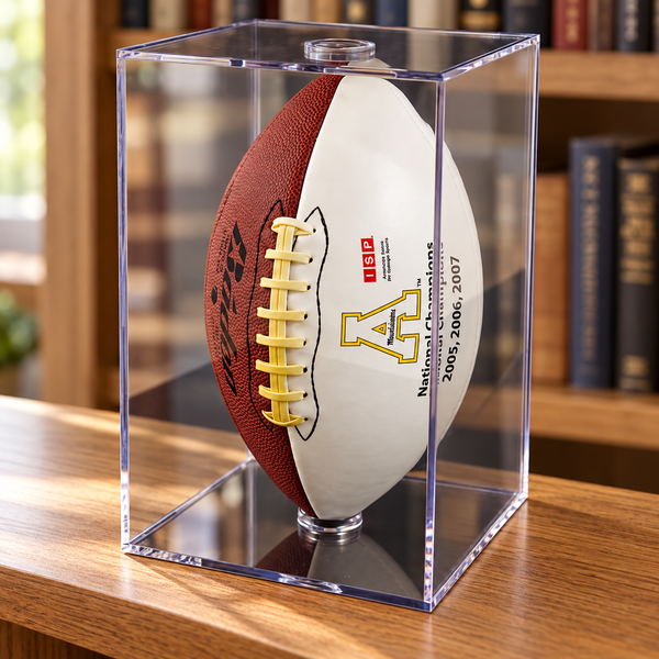 Economy Football Display in a realistic display setting