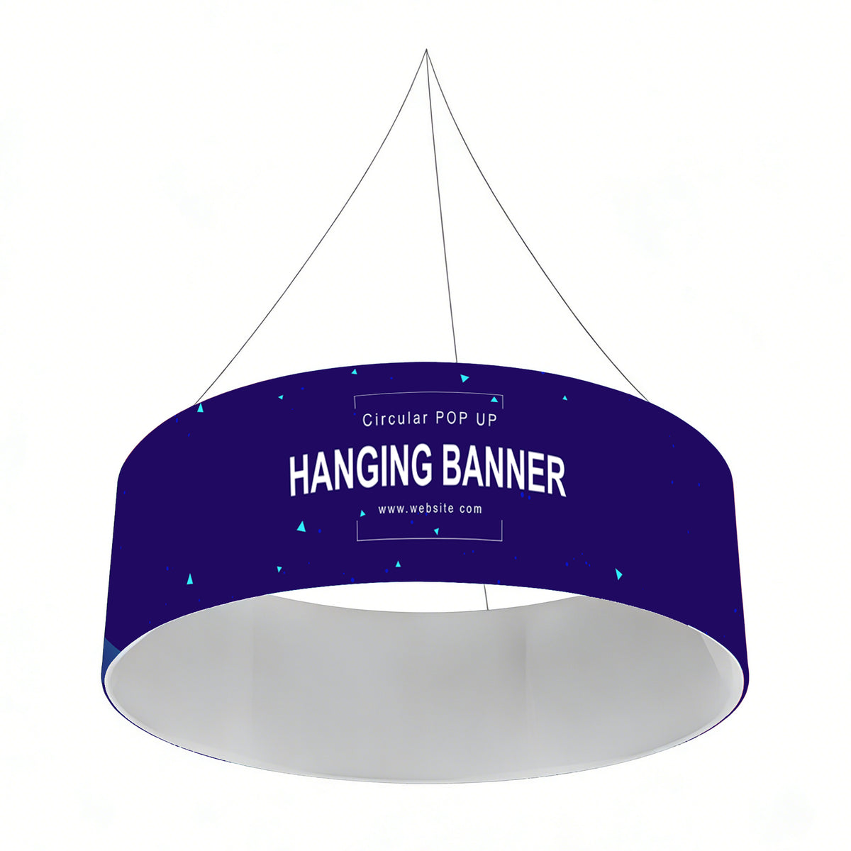 Circular Hanging Fabric Banner — Customized Circular Hanging Banner