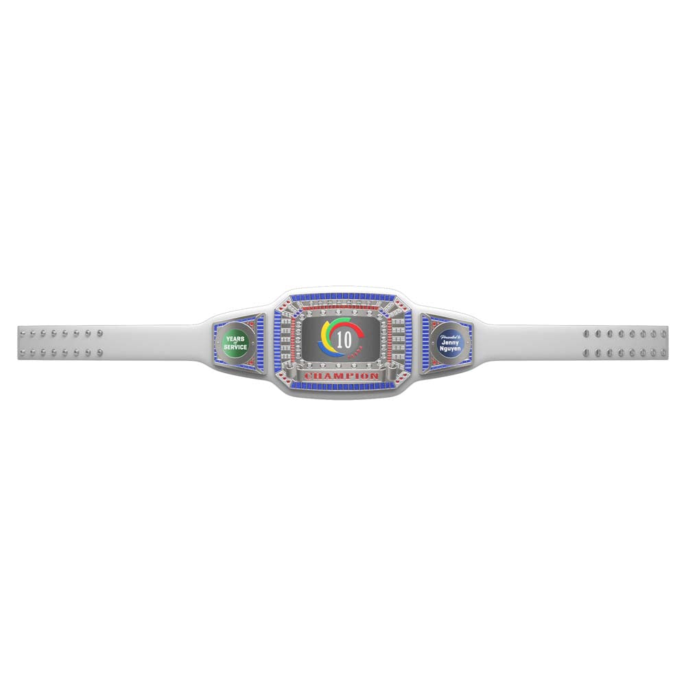 Champion Belt - White, Red & Blue