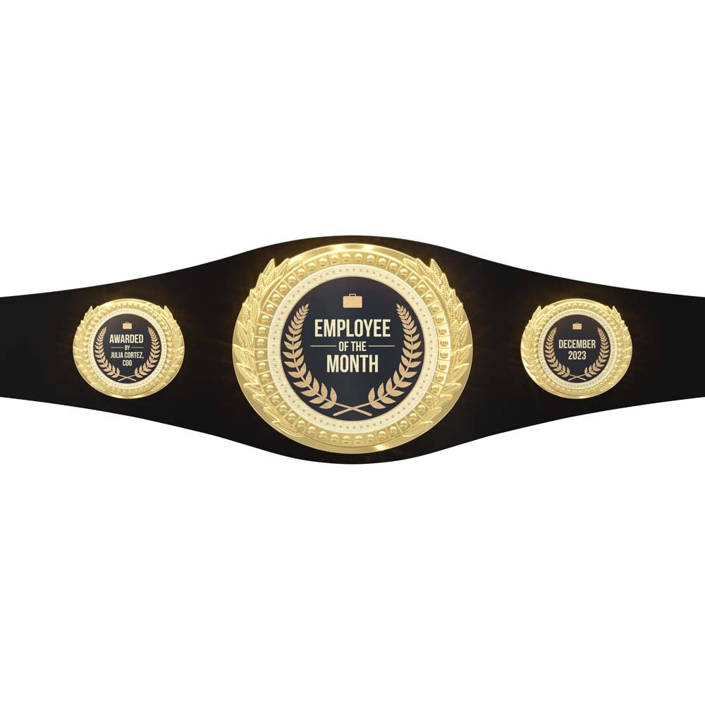 Lightweight Championship Belt with Side Plates