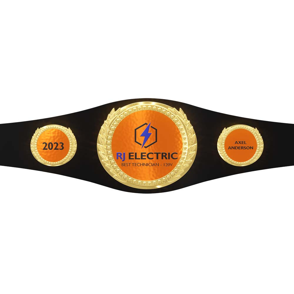 Lightweight Championship Belt with Side Plates