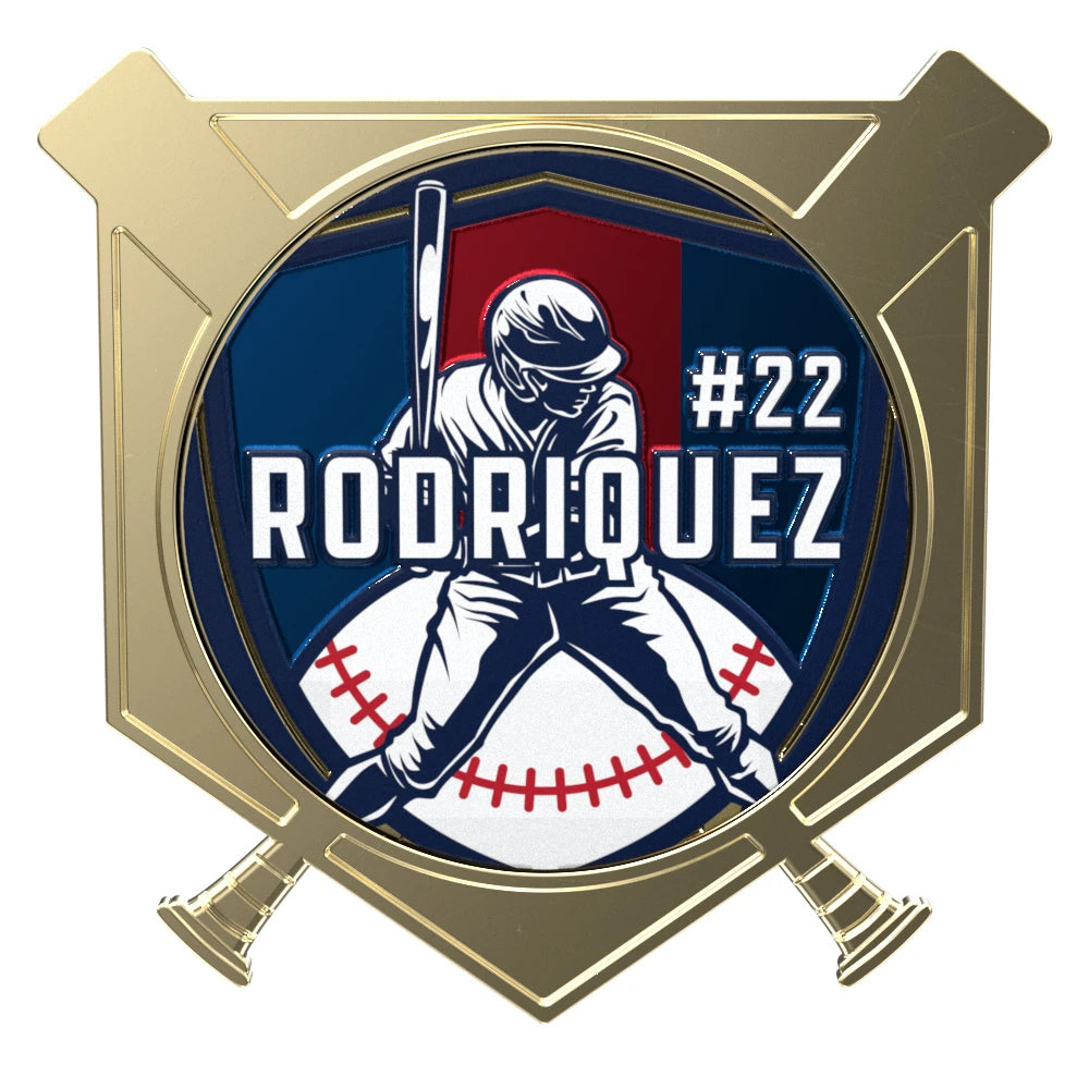 Home Plate 2-inch Express Trading Pin — Texture Tone artwork example