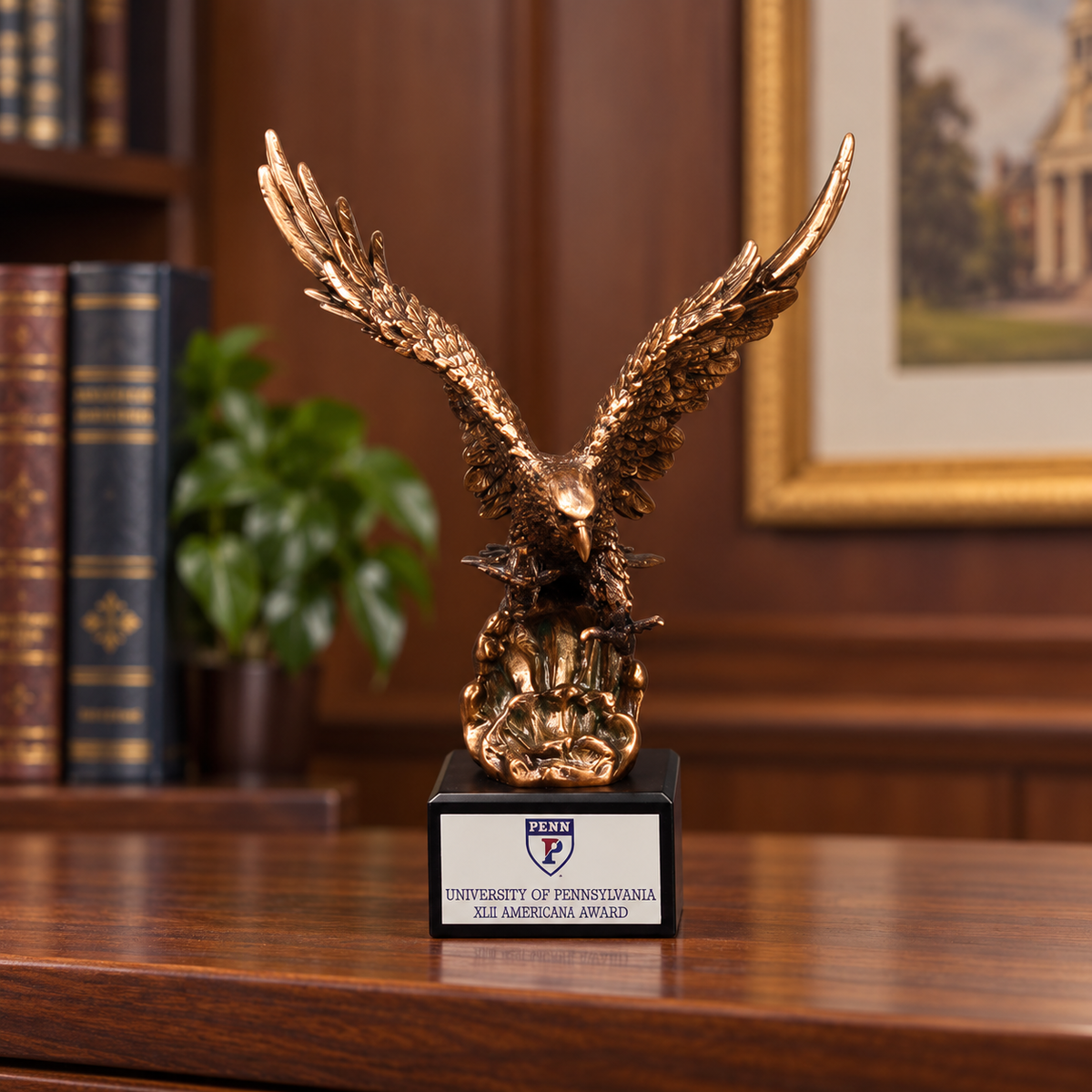 Antique Bronze Eagle Award — lifestyle photo