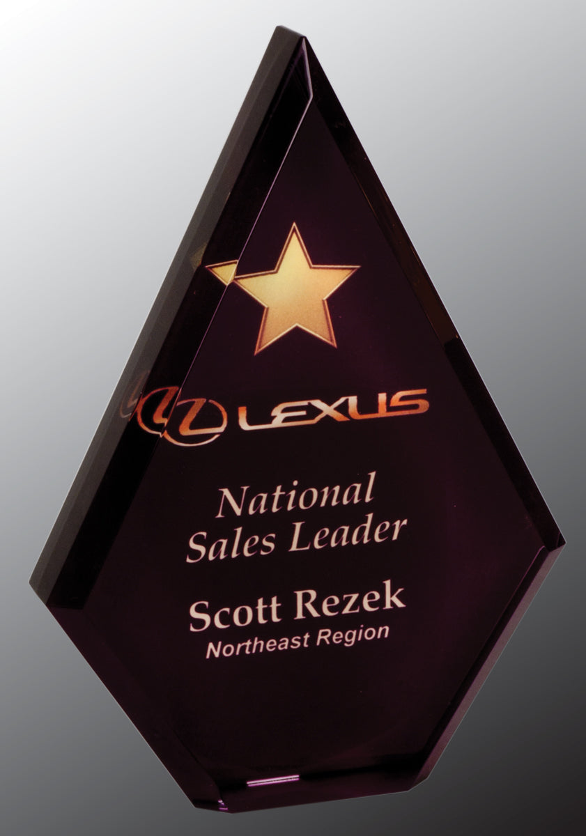 Full-Color Diamond Acrylic Award