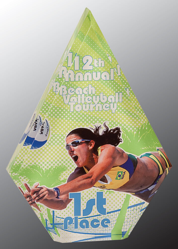 Full-Color Diamond Acrylic Award