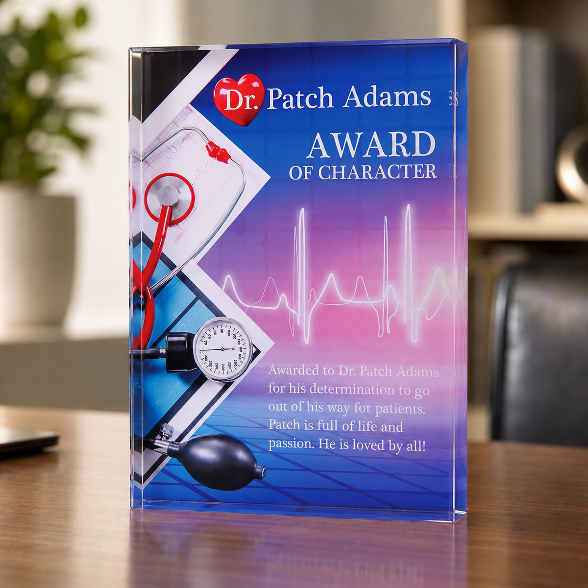 Full-Color Rectangle Acrylic Award