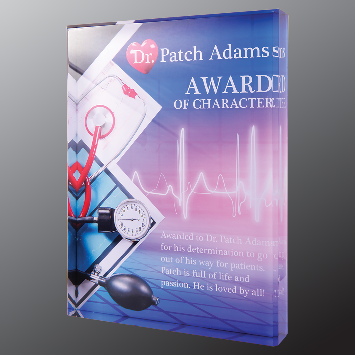 Full-Color Rectangle Acrylic Award